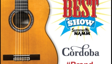Córdoba Wins “Brand To Watch” Award At Summer Namm 2013!