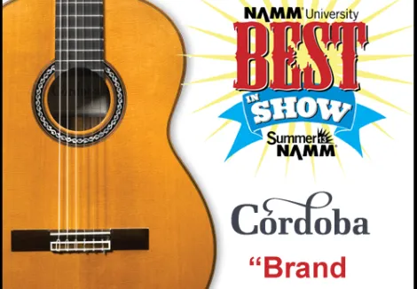 Córdoba Wins “Brand To Watch” Award At Summer Namm 2013!