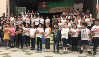 Castle Heights Elementary Plays Their New Córdoba Ukuleles