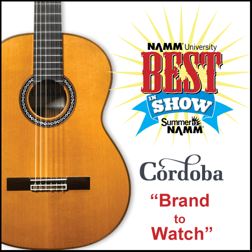 Córdoba Wins "Brand to Watch" Award at Summer NAMM 2013! Cordoba Guitars